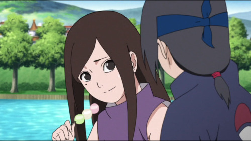 Izumi Shares Her Dumplings With Itachi. #Shippuden