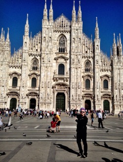 tyleroakley:  Hitting up the Duomo in Milan.