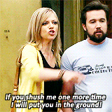 raymukada:iasip meme: [2/5] characters:↳ dee reynolds.“Oh, you sons of bitches. Oh, you goddam