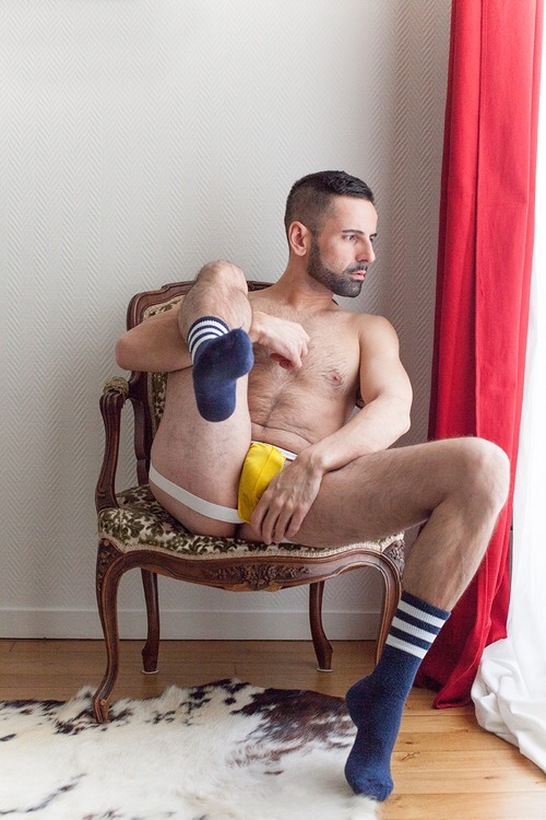 Lycra. Spandex. Bulges.