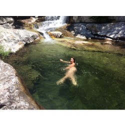 naturalswimmingspirit:  the water was clear the sun was shining and I was butt naked and everything was perfect. I live for these moments. #fairies #ilovehiking #ilovesequoia #ilivenature