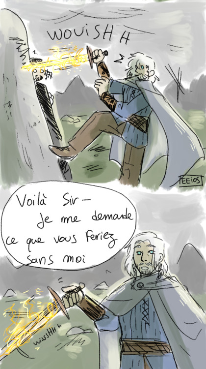 eeios:Perso j’attend plus Perceval qui utilise Excalibur que Captain America qui utilise Mjolnir dan