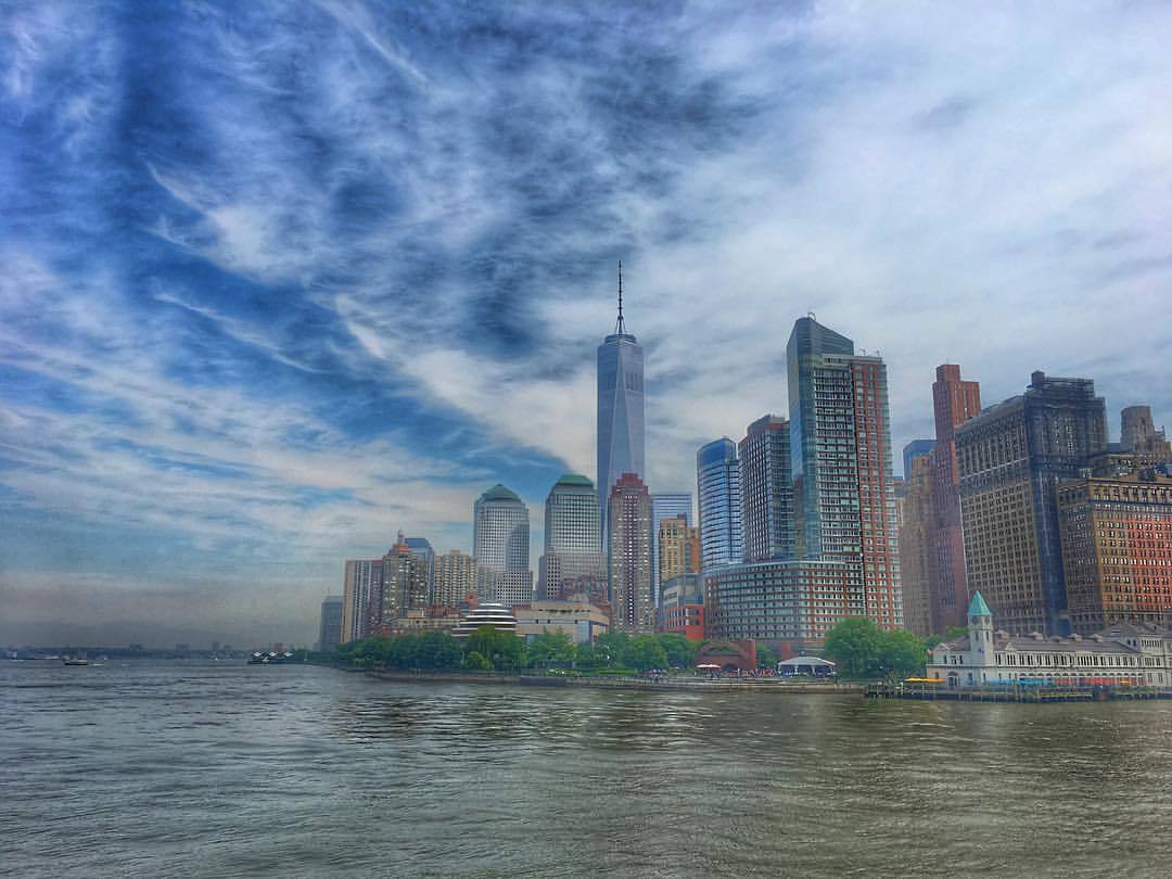 at Statue of Liberty &amp; Ellis Island