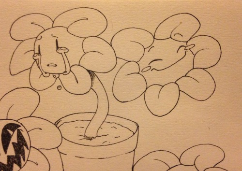 zizzyblack: Flowey makes me so sad oh my god give the poor kid a break