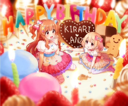 idolthoughts:❤あんきらHAPPY BIRTHDAY❤ | krskiii※Permission granted by the artist to reprint their artwor