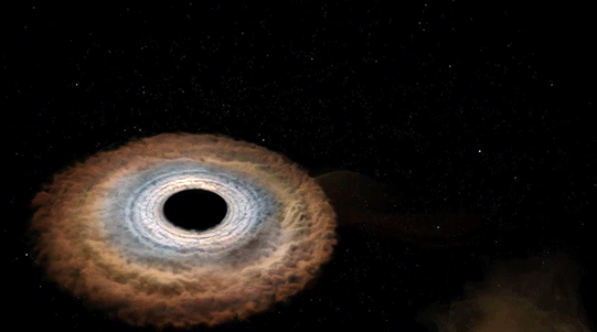 sci-universe:    Black Hole Tearing a Star Apart: New Findings Seen in Artist’s