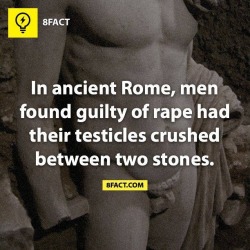 That should be reinstated. The Romans were on to something.