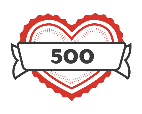 500 Likes!
