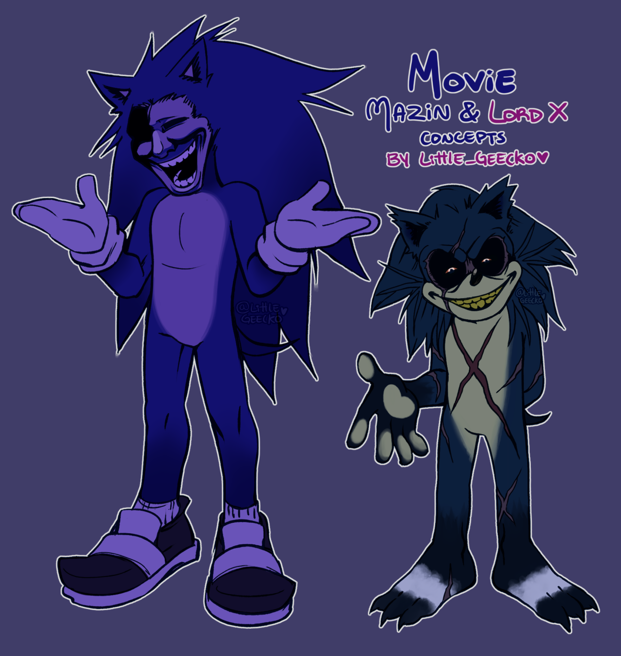 FrostVx △△△ on X: Went and redrew my old Majin Sonic fanart from before I  joined the team, tried to make him more accurate to how he looked in Sonic  CD! (old