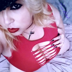 pixie-bitch75:  Out with Daddy Rage and he found a few things he thought I would look good in (mind you I Rock the Shit out of any look… from goth to girl next door to cowgirl, I luv playing dress-up and owning my look/role. lol) Got home and put on