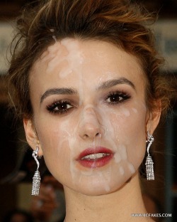 Celebcumshot:  Keira Knightley