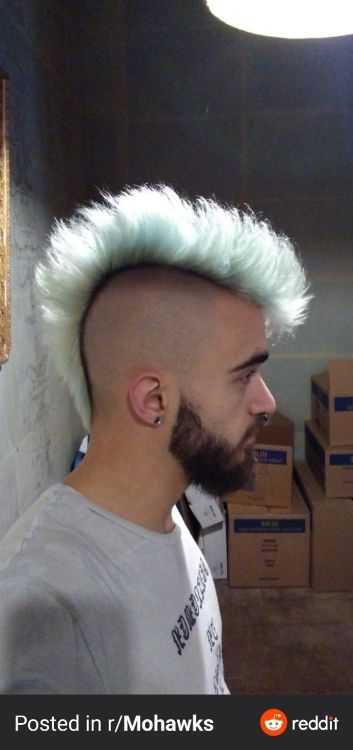 outstandingmenshair:  NUMBER 5Nice &amp; fluffy, with bald sides &amp; a tapered tail, this 