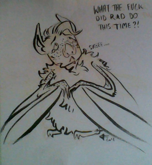 lapaduza:  Beeperion AU + Bat!timothy - Traditional  A few doodle i did in my sketch books (and i ca
