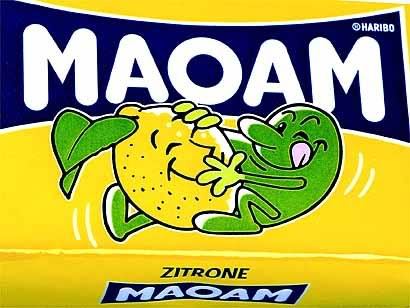 spootyplease:daxratchet:  perkeleen-tursas:  awkwardvagina:  awkwardvagina:  in the uk we have these sweets called maoam and the packaging is this little green character that looks like its having sex with fruit   omg Finland has these too  these candies