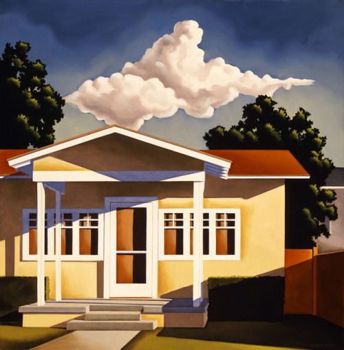 Kenton Nelson, “A Visit with Mr. Lynch” oil on panel