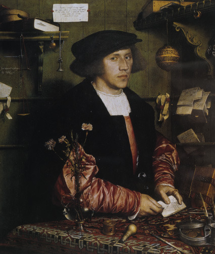   Portrait of the merchant George Gisze    ~Hans Holbein, the Younger     1532 