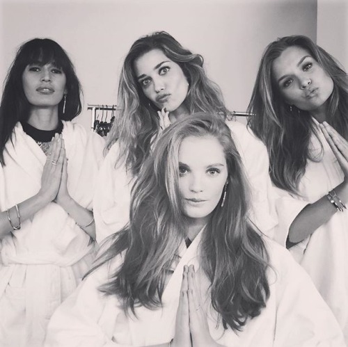 “Kenza: #RobeSeries #number1 #namaste #regram @anabeatrizbarrosofficial @josephineskriver @alexinagr