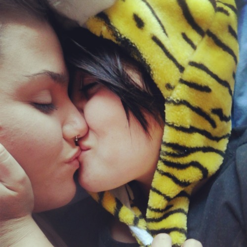 lesbians-run-the-world:  me (on the right) and my cutie.  Follow my tumblr?: punkandis0rderly.tumblr.com