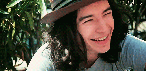 ezra-perfect-miller:  His smile… 