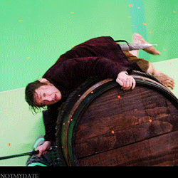 notmydate:The Desolation of Smaug | From green screen to movie screen.