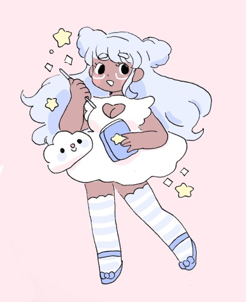 periwinkle and her magical cloud pal hubert