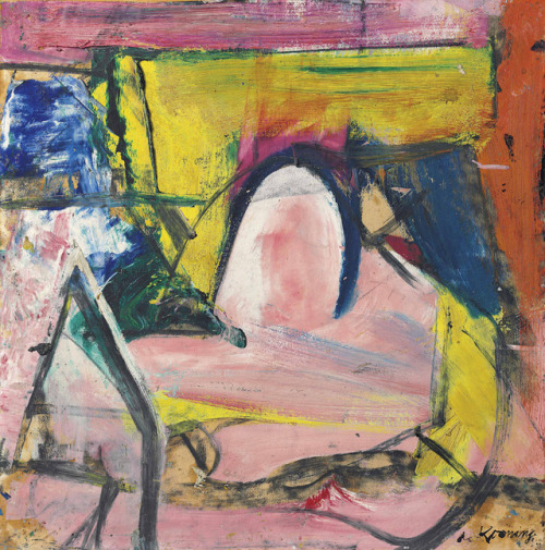 mauveflwrs:Willem de Kooning - Composition I (1955)