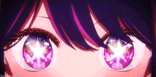 Purple Creepy Anime Eye - GIF - Imgur