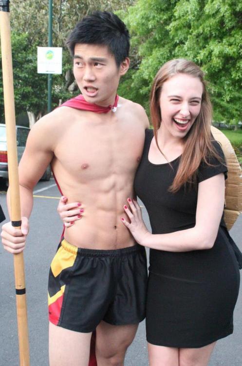 sexpat-unveiled:  I love seeing cute young white girls lovingly in the arms of their studly Asian bo