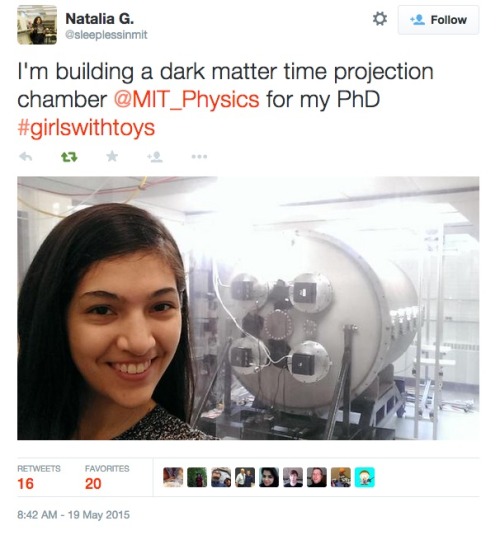 salish-sea-selkie:  shychemist:   #GirlsWithToys hashtag - part 35 What is this hashtag about? In short: the hashtag was born out of casual sexism by a male scientist. To read more about what spurred this response, read Kate Clancy’s (creator of the
