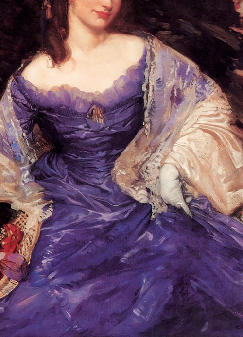 warpaintpeggy: INCREDIBLE DRESSES IN ART (117/∞)Miss Katherine Powell by George Washington Lam