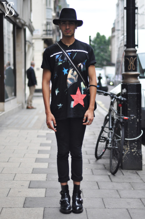 @willycartier outside the Dover Street Market London.August ‘13Dover Street,London