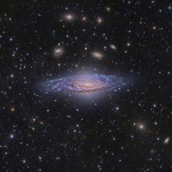 Ngc 7331 And Beyond #Nasa #Apod #Space #Astronomy #Science #Galaxy #Universe