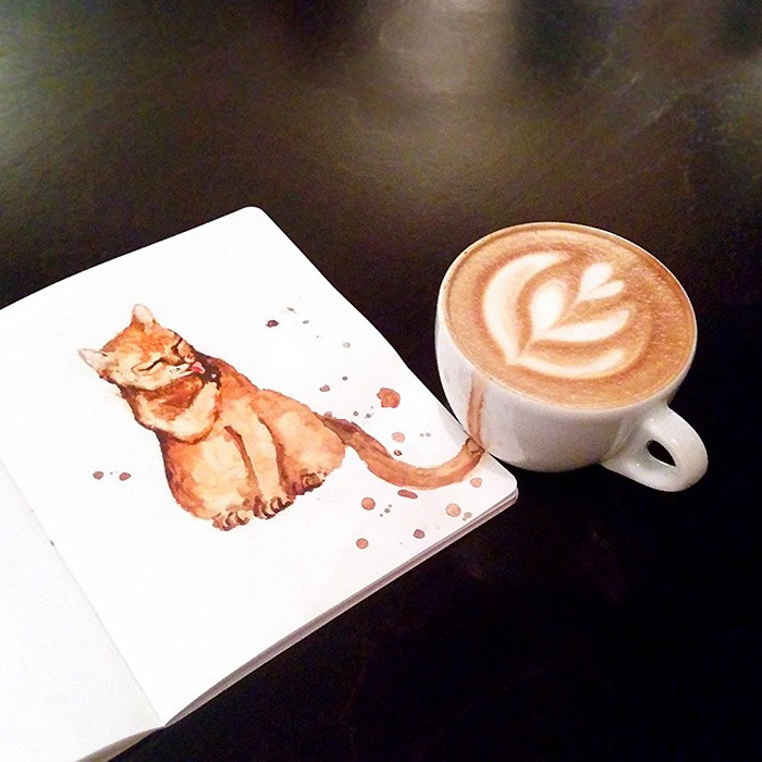 indica-illusions:  boredpanda:    Russian Illustrator Reimagines Different Coffees