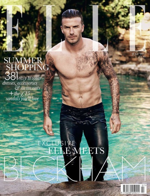 Elle UK July 2012 David Beckham