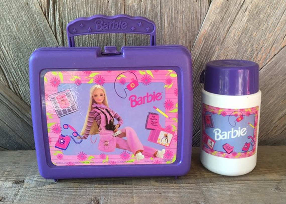Old School Barbie — Barbie Lunch Box and Thermos (1997)