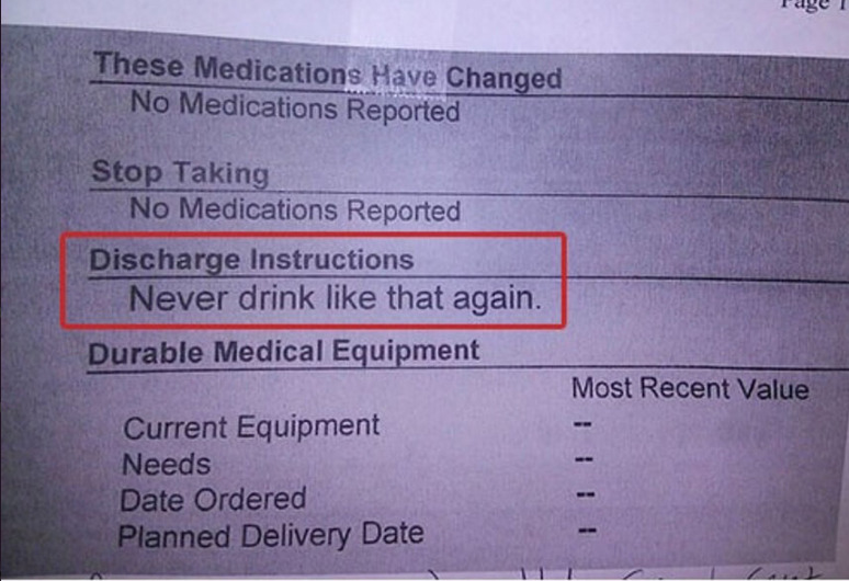 emermedtech:  Fine discharge instructions 