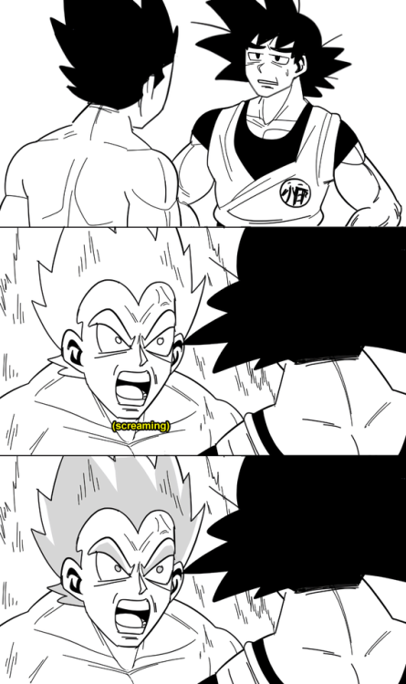 Have this shitty Dragon Ball doodle based on an Always Sunny scene that my friends and I thought was hilarious when read in Vegeta’s voice.