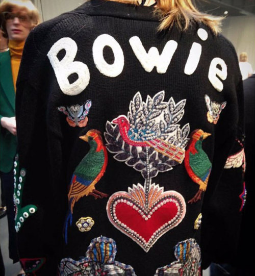  Alessandro Michele of Gucci Pays Homage to David Bowie 