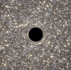 nudue: z-v-k:  M60-UCD1 black hole, via NASA  this is so fucking unreal  this is life