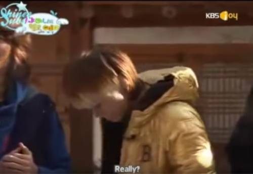 KBS Staff: I want a baby.SHINee: I’m baby.