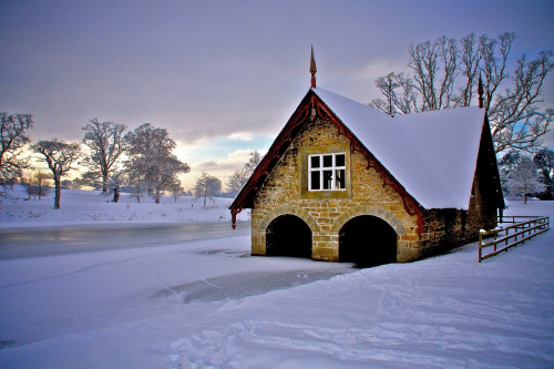 Frozen Royal Canal, Maynooth, Co. Kildare by Brian Cribbin