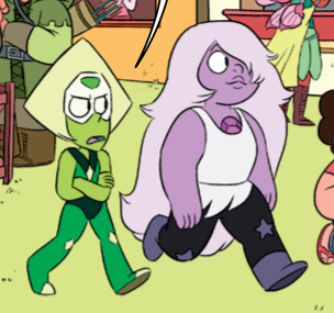 crystalwitches:  me girls in the new su comicbonus sir peridot: