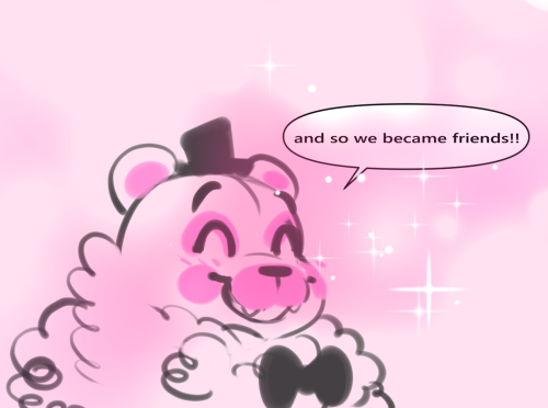 Why Can I See Funtime Freddy Adopting Bonbon Since He Be A Paralyzed Bun.