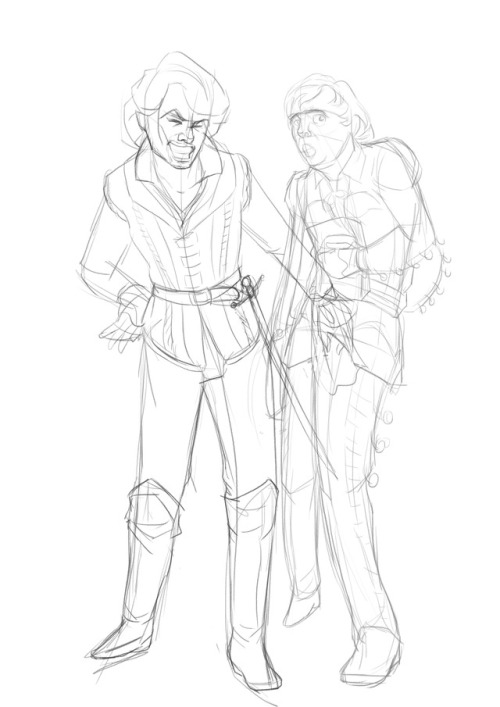 Random Drawing: Don Giovanni And Leporello, Ramey And Furlanetto Are The Best! I Loooove Their Dynamics.