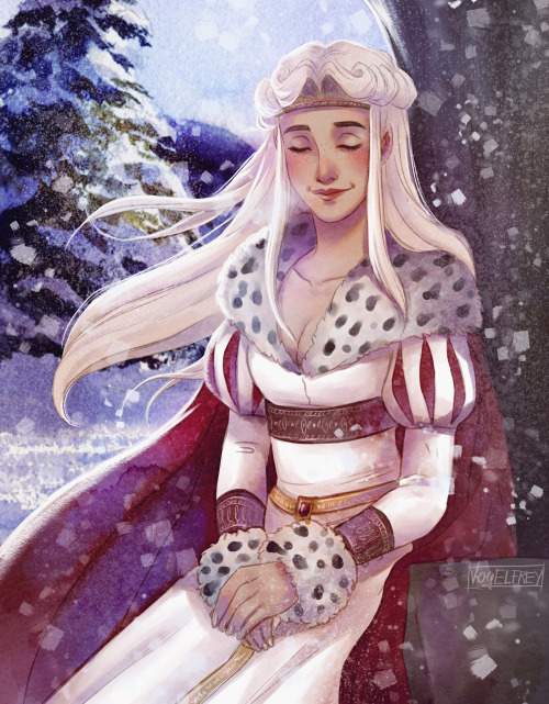 ♦️ First Snow ♦️Felt like drawing something winter-ish, since we already had a lot of snow where I l