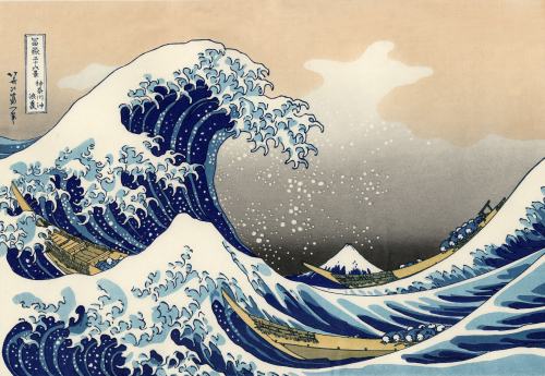 ‘The Great Wave’ - Katsushika Hokusai.  Hokusai was an Edo period painter.  I think it&r