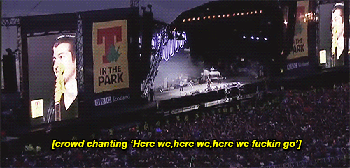 turrneralex:AM performing live at T in the Park 2014 (listen to this audio too ♣)