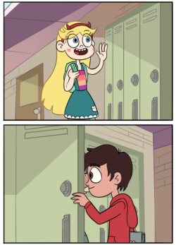 svtfoeheadcanons: moringmark: Why don’t you kiss him SVTFOE: So The Drama. 