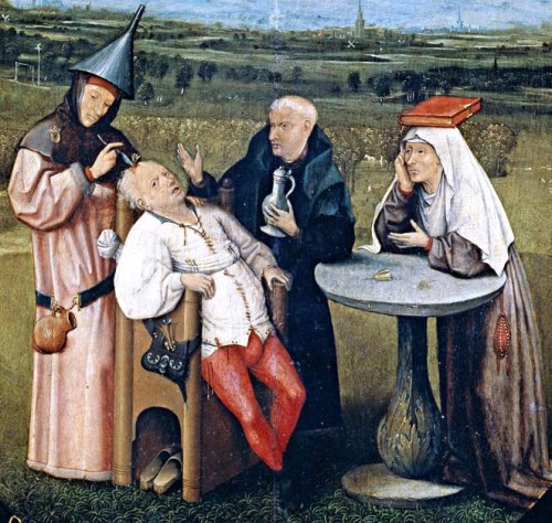 Extraction of the Stone of Folly, Hieronymus Bosch, 1488-1516