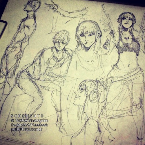 nononoko:  Instadump # 1029356728 First 4 pics = Lucius my OC, and his ever changing clothes 2nd to bottom row = Makoto and my SR4 Dare look alike Bottom row= Korra and Miss Aubrey and Bodie bodie bodie bodie bodie everywhere hello 5 am